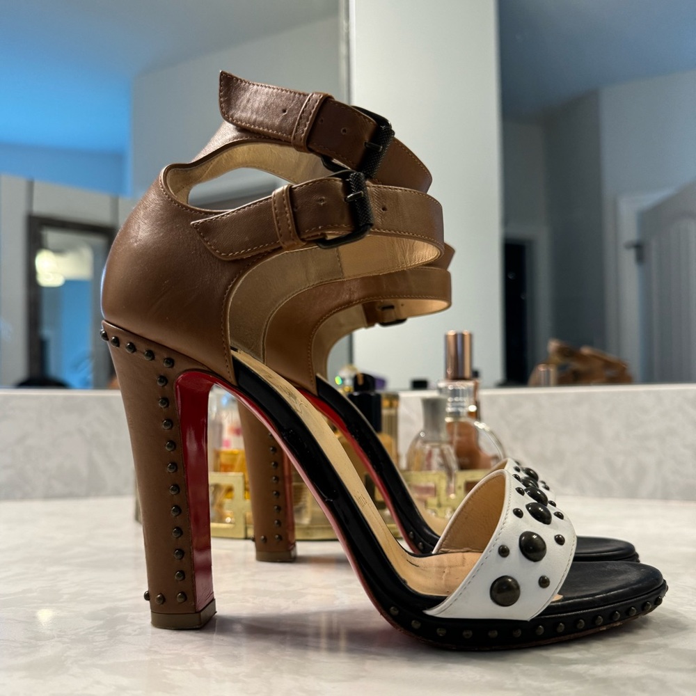 Christian Louboutin heel with straps size 37.5 - AUTHENTIC!